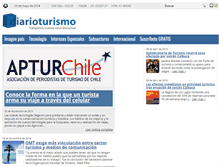 Tablet Screenshot of diarioturismo.cl